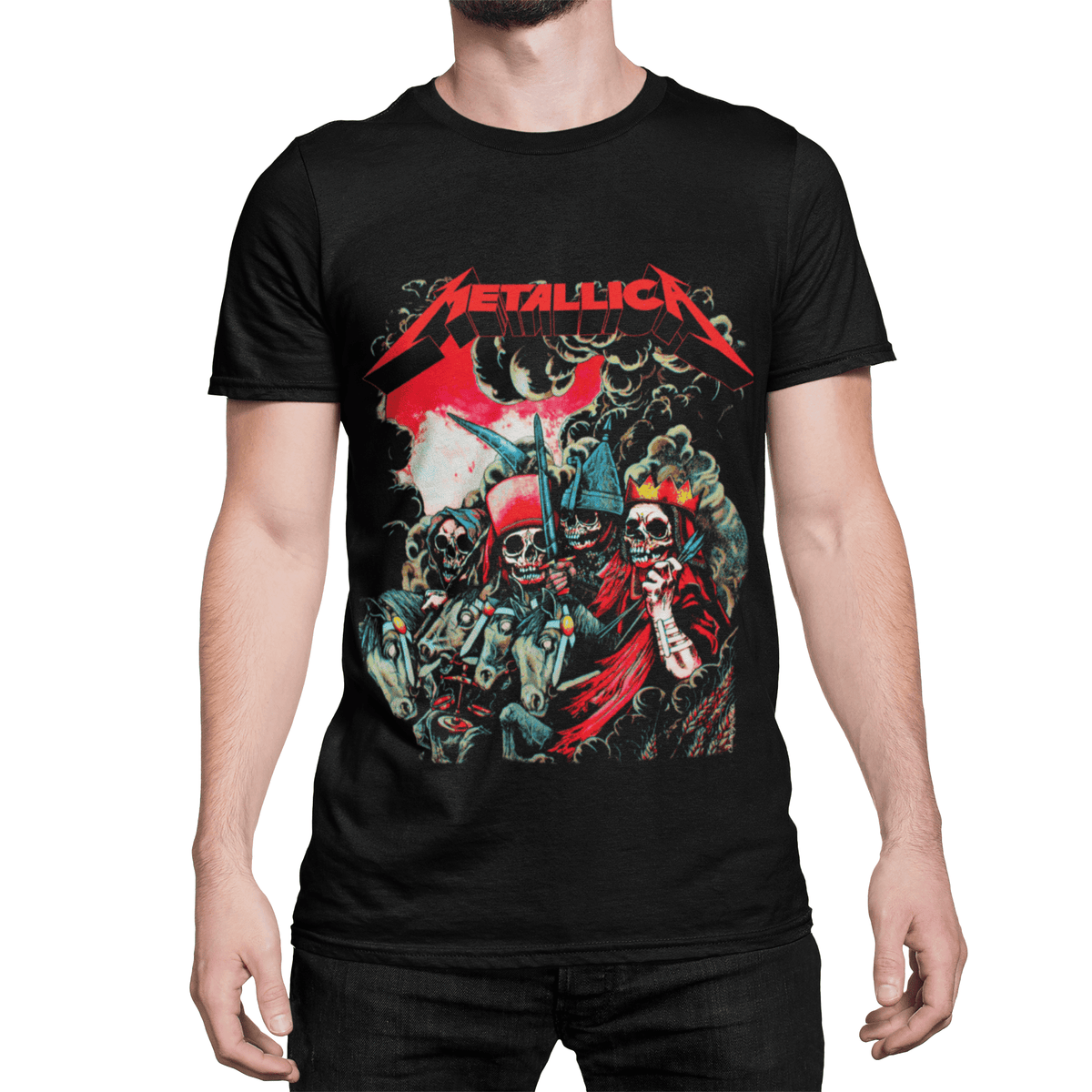 Playera Metallica - Camiseta Negra con Diseño Exclusivo