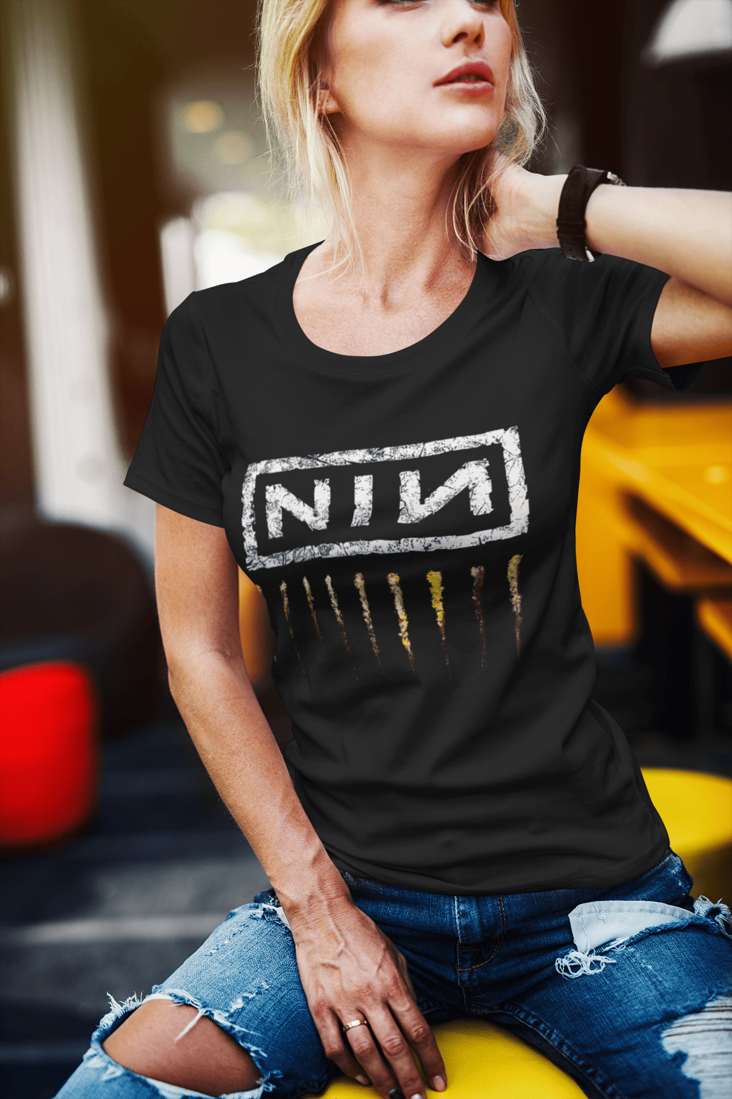 Playera Nine Inch Nails - Para los Verdaderos Fans del Rock Industrial"