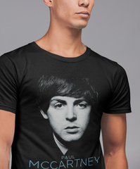 Playera Paul McCartney - Retrato Blanco y Negro - Edición Especial Got Back Tour