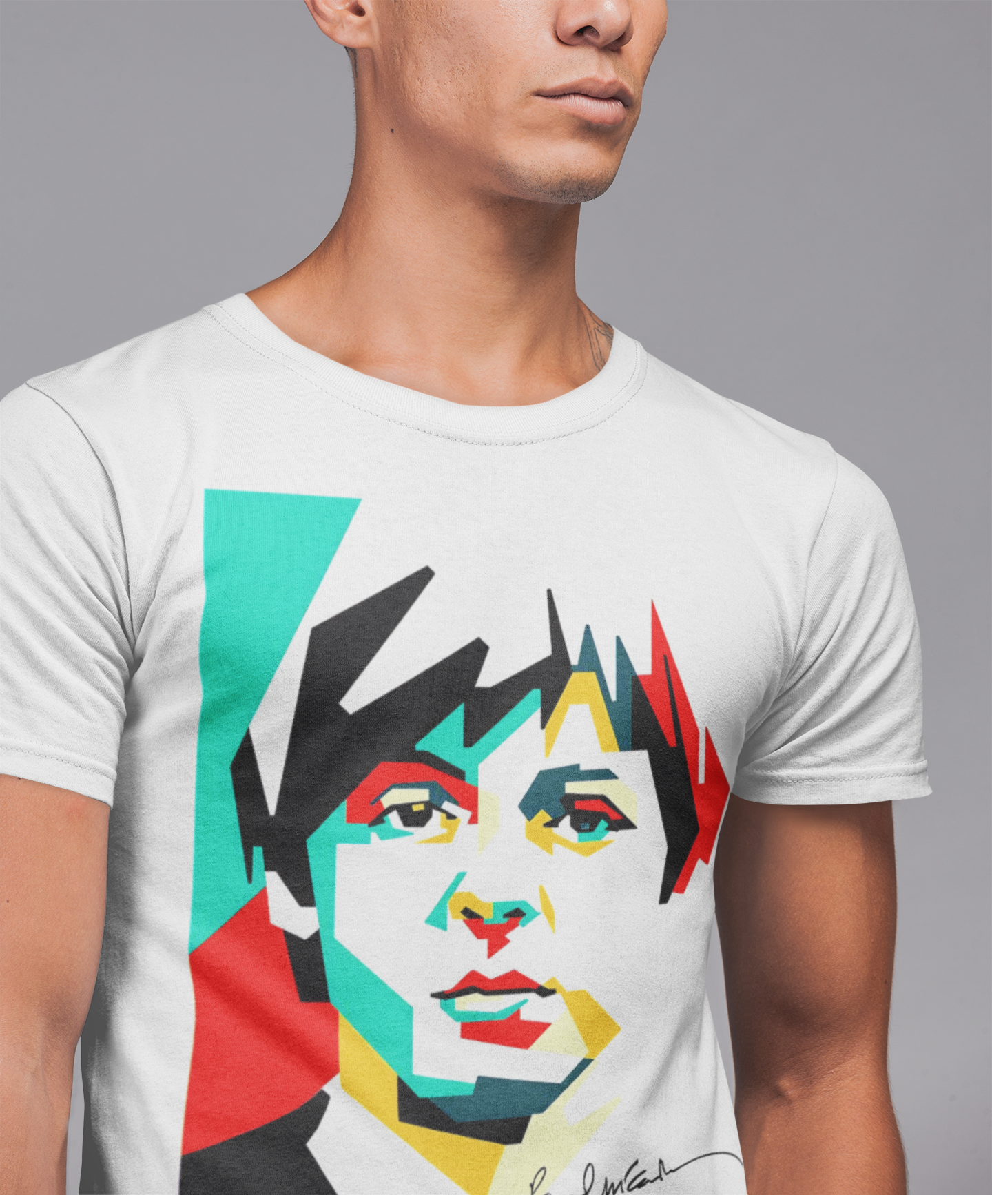 Playera Paul McCartney - Retrato de colores - Edición Especial Got Back Tour