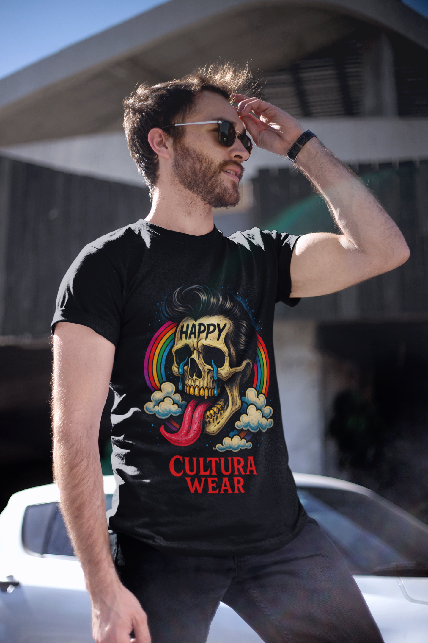 Playera Happy Skull – Cultura Wear