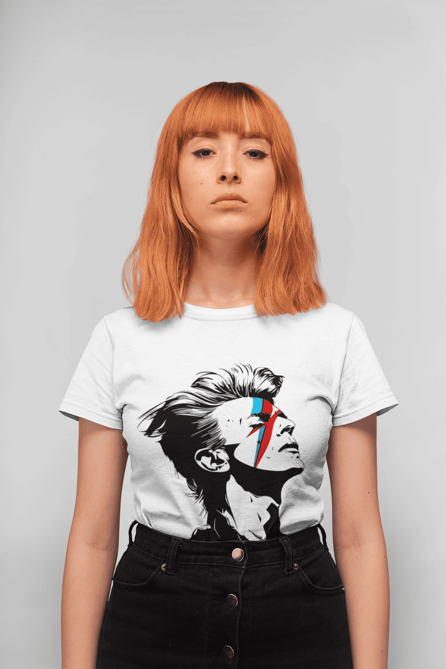 Playera Glam Legend – Estilo Retro con Rayo Rebelde