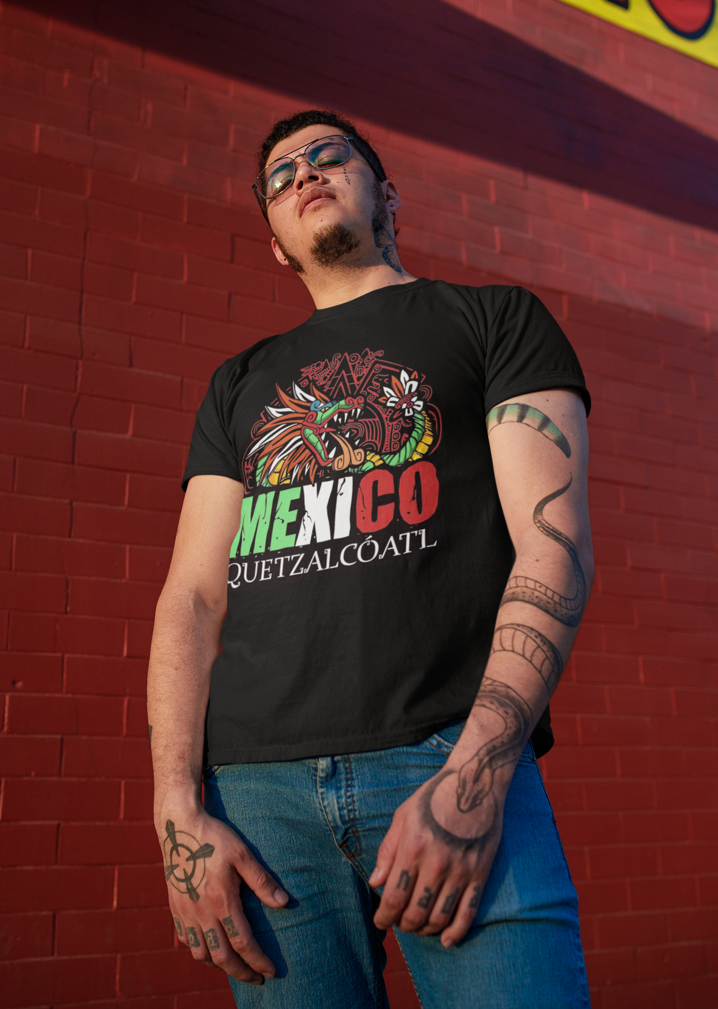 Playera México Quetzalcóatl - La Serpiente Emplumada Vive – Orgullo Mexicano