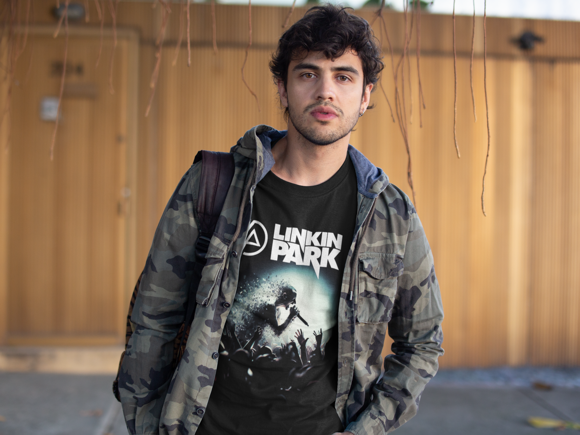 Playera Linkin Park - Chester cantando en vivo - Edición limitada