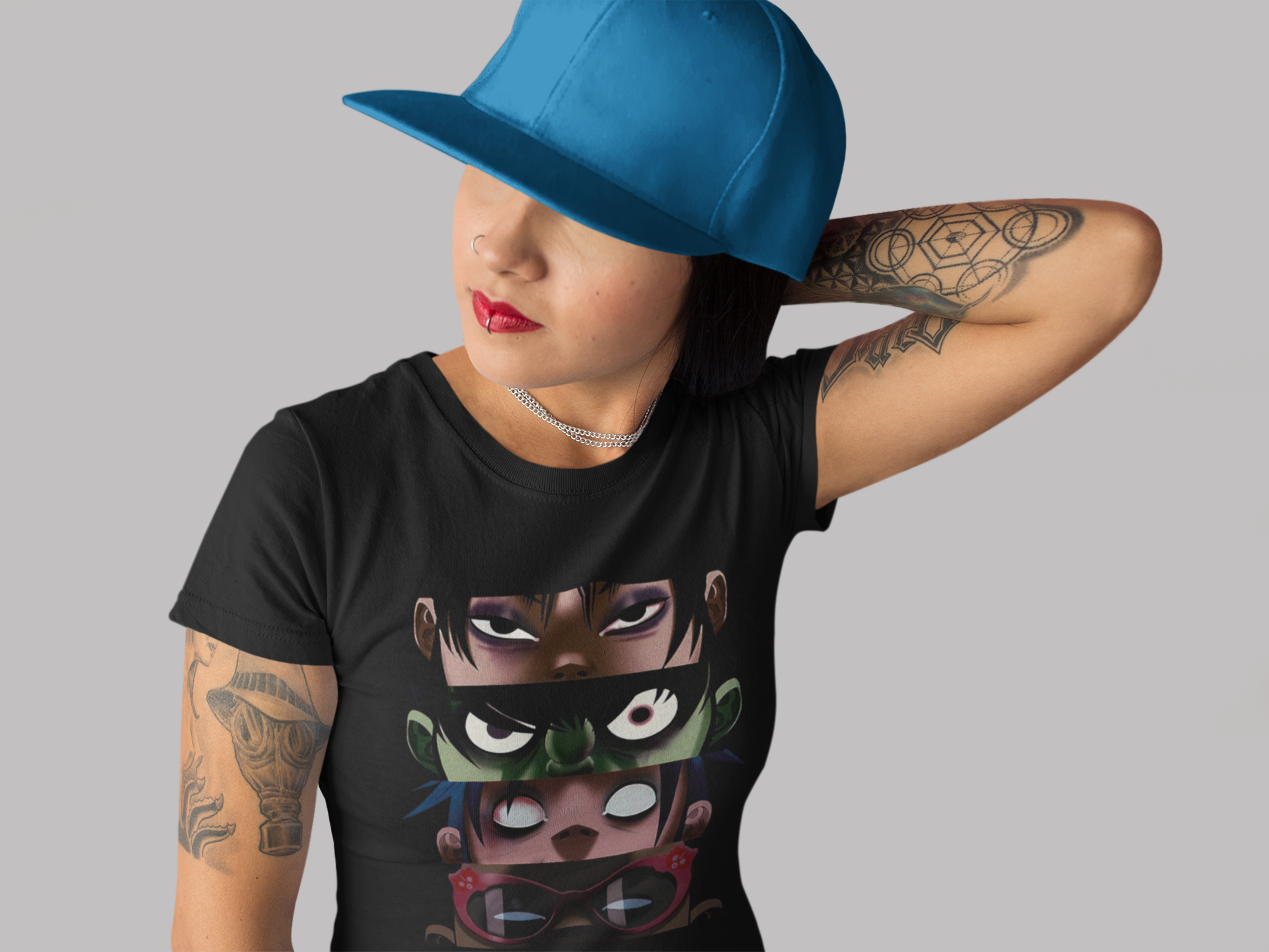 Playera de Gorillaz - Rock Alternativo