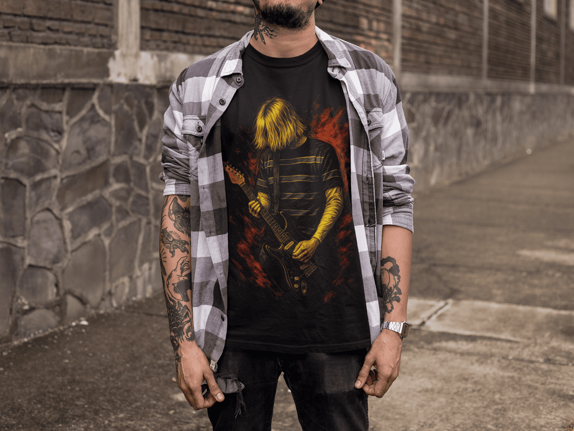 Playera Inspirada en Smells Like Teen Spirit - Grunge Legend