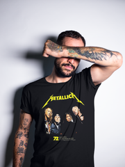 Playera Metallica - M72 World Tour - Retrato  - Edición Limitada