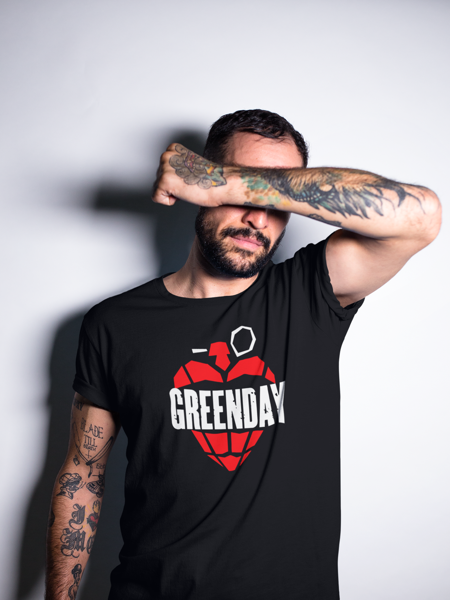 Camiseta Green Day - American Idiot - Rock Punk - Color Negro
