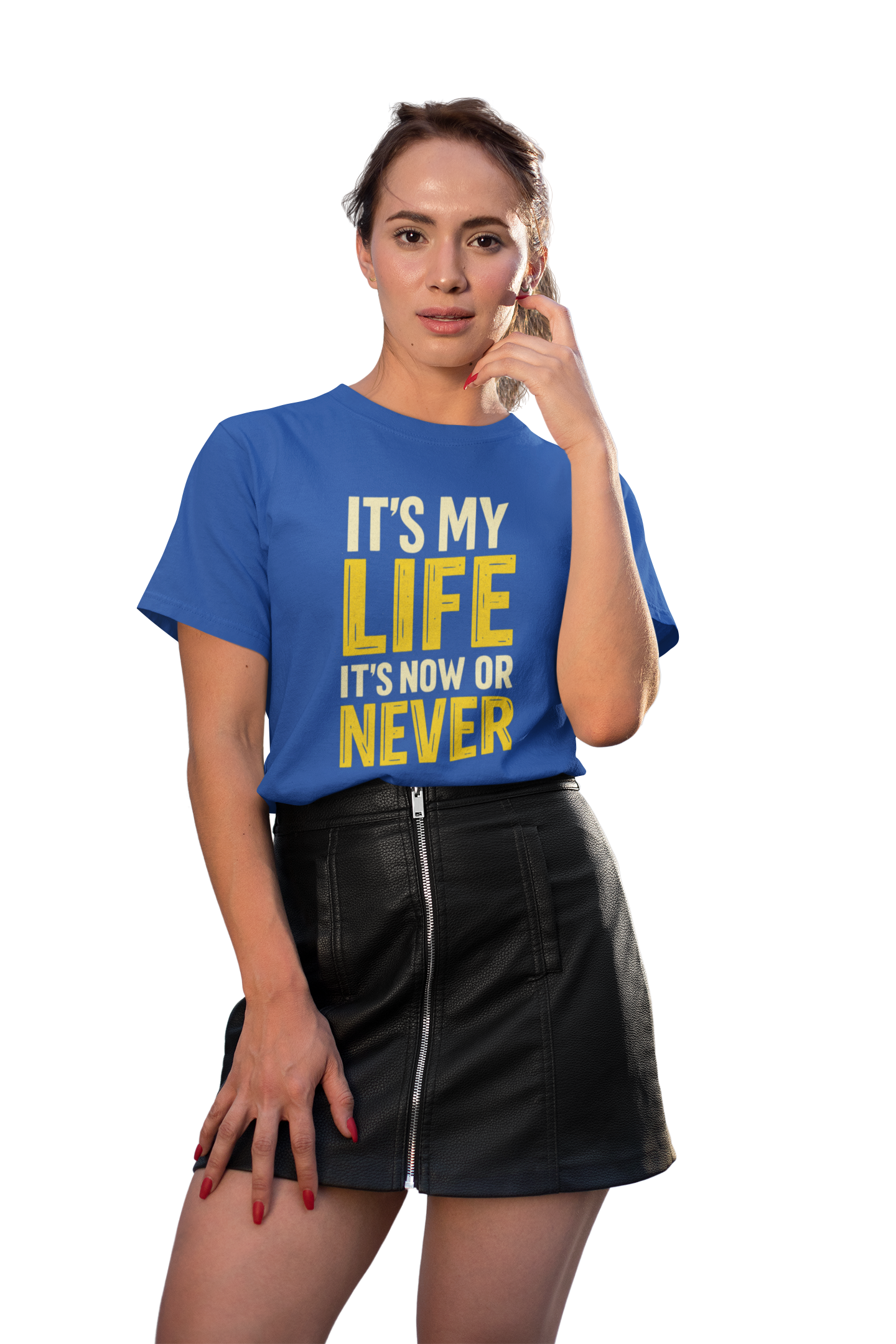 Playera It's My Life – Frase Icónica de Rebelión y Libertad | Estilo Rock Retro Unisex