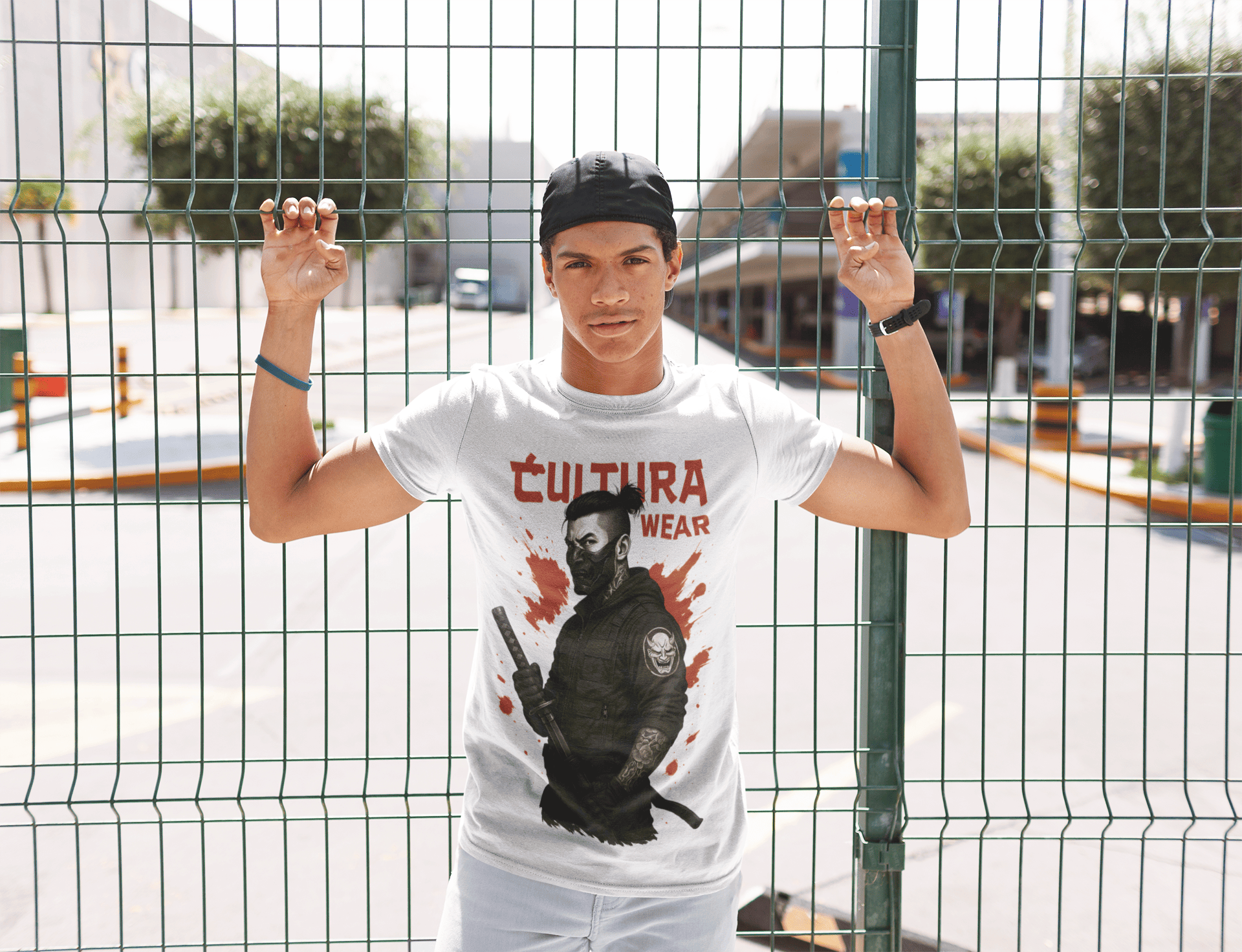 Playera Guerrero Skull Division – Estilo blackwork y neotradicional
