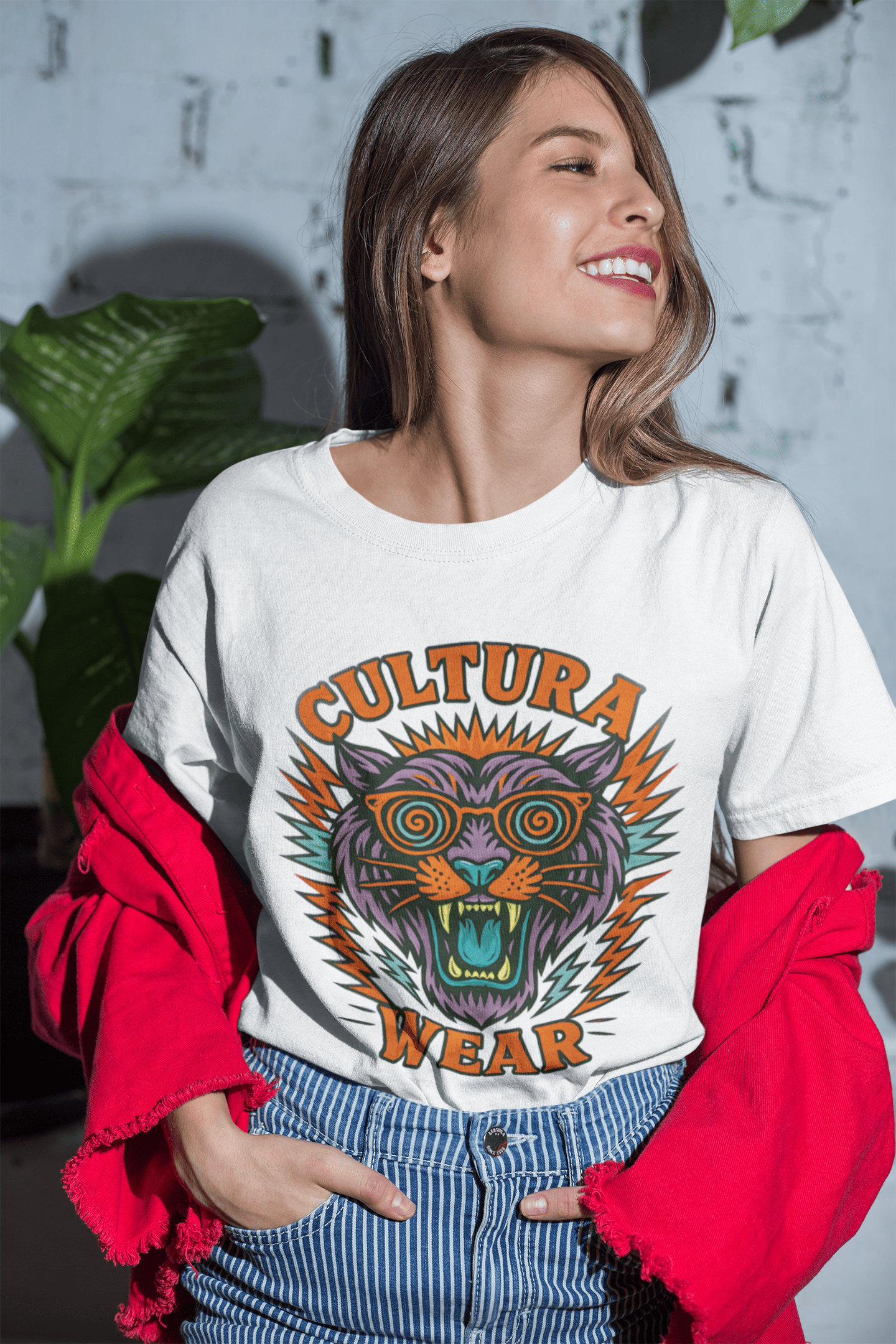 Playera Hipnopanther - Garras, Rayos y Color - Tatuaje Psicodélico