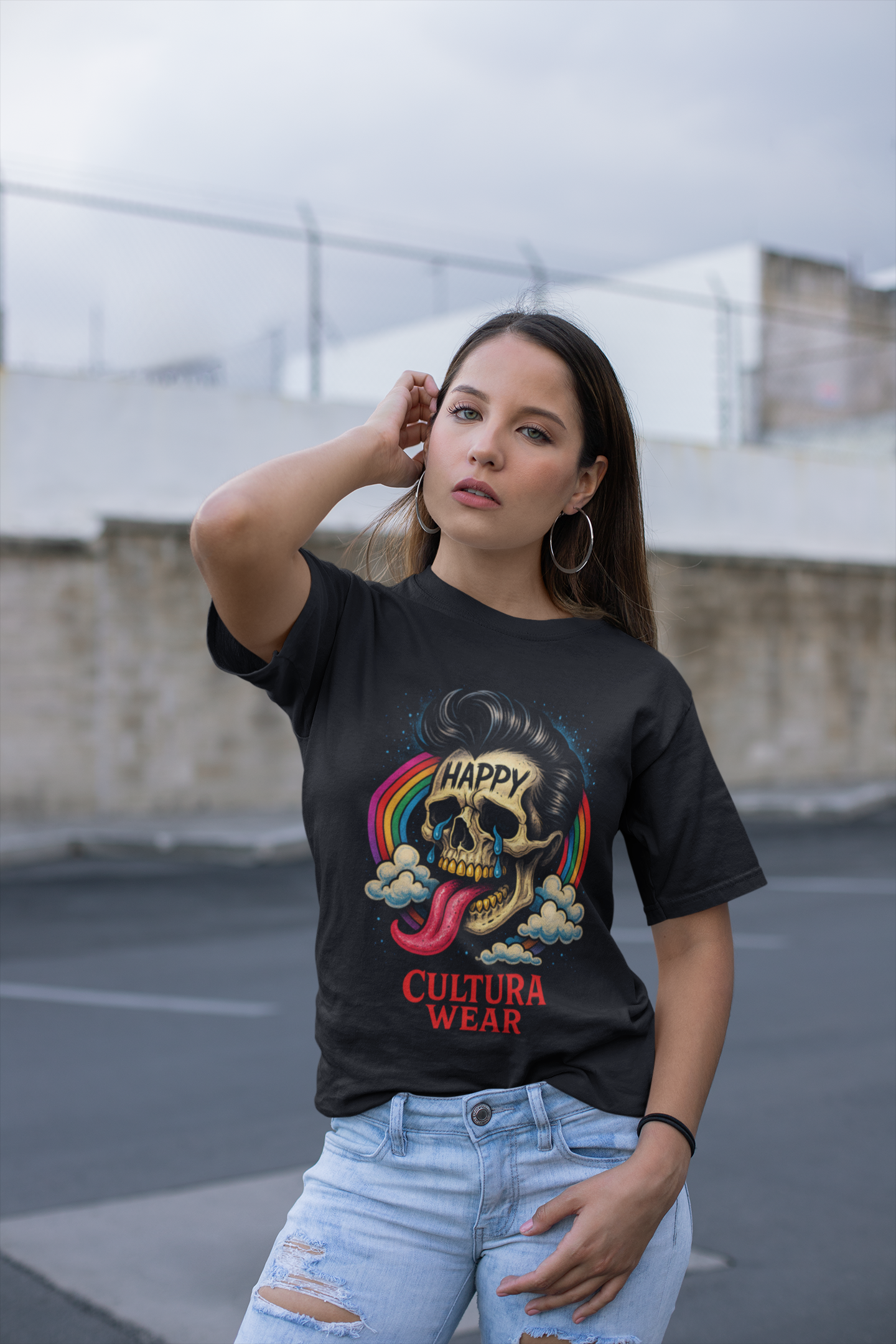 Playera Happy Skull – Cultura Wear